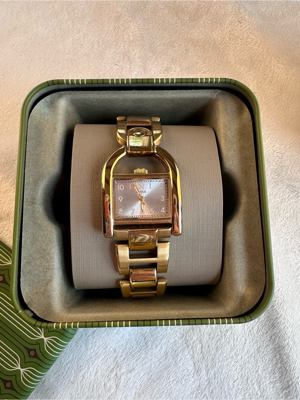 Fossil Gold Link Bracelet Watch